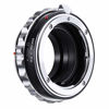 Picture of K&F Concept Camera Lens Adapter Ring for Nikon G AF-S Mount Lens to Fujifilm Fuji FX X-Pro1 X-M1 X-A1 X-E1 Adapter