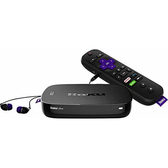 Picture of Roku Ultra | 4K/HDR/HD Streaming Player with Enhanced Remote (Voice, Remote Finder, Headphone Jack, TV Power and Volume), Ethernet, Micro SD and USB (2017)