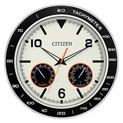Picture of Citizen CC2019 Outdoor Wall Clock, Black