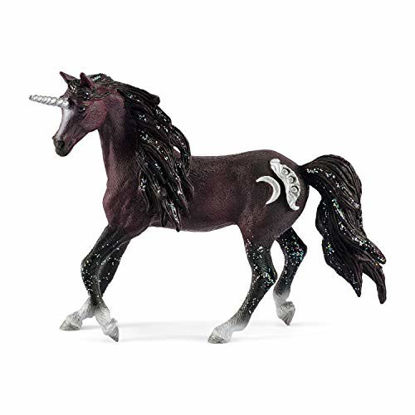 Picture of SCHLEICH bayala, Unicorn Toys, Unicorn Gifts for Girls and Boys 5-12 Years Old, Moon Unicorn Stallion