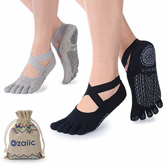 Verdancy Yoga Pilates Socks With Grips For Women Non Slip Colorful Tie Dye Crew Socks B0clhdc74d
