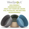 Picture of WeeSprout Bamboo Toddler Bowls - 4 pc Set (10 fl oz) - The Best Premium Eco Friendly, Non Toxic, Bamboo Bowls for Kids - Dishwasher Friendly - Natural BPA Free Non Toxic Baby Bowls