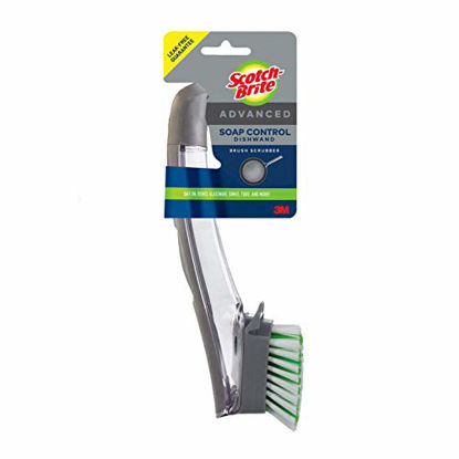 Picture of Scotch-Brite Advanced Soap Control Dishwand Brush, Leak-Free Guarantee, Easy On Hands, Long Lasting and Reusable