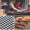 Picture of BBQ Grill Mesh Mats - 3 Pcs Reusable Barbecue Grill Pad 15.75" x 13" - Non-Stick, Heat Resistant