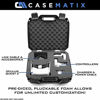 Picture of CASEMATIX Hard Case Compatible with Oculus Quest 2 and Oculus Quest VR Gaming Headset & Accessories - Oculus Quest Case Storage with Customizable Foam Also fits Elite Strap and Other Accessories