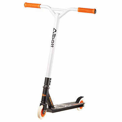 Picture of Albott Pro Scooters Stunt Scooter - Complete Trick Scooters Beginner Freestyle Sports Kick Scooter with Fixed Bar Scooter for 8 Years and Up,Teens,Adults (Orange)