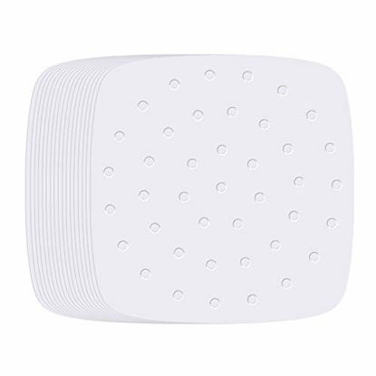 Picture of Air Fryer Liners - 8.5 Inches, 100pcs Premium Perforated Parchment Paper Compatible with Philips, Cozyna, Secura, NuWave Brio, Chefman, GoWISE USA, BLACK+DECKER, COSORI and More Air fryers