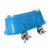 Picture of Wontee Bird Bath with Mirror Toy Fixable Parrot Bathroom Tub for Small Brids Parrot Canary Budgies Parakeets