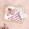 Picture of W&F GIFT Mother Of The Bride Wedding Handkerchief for Mom from Daughter, Wedding for Parents