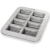 Picture of USA Pan Bakeware Aluminized Steel Mini Loaf Pan, 8-Well