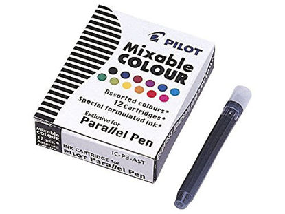 Picture of Pilot Parallel Calligraphy Pen Refill - 12 Color Pack