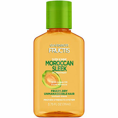 Picture of Garnier Fructis Sleek & Shine Moroccan Sleek Oil Treatment, Frizzy, Dry Hair, 3.75 Fl. Oz
