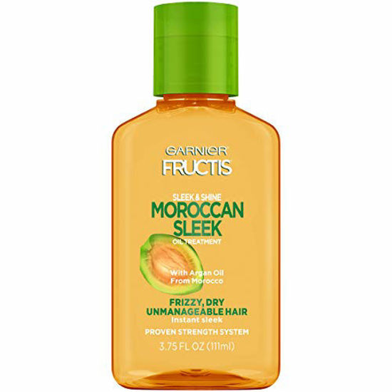 Picture of Garnier Fructis Sleek & Shine Moroccan Sleek Oil Treatment, Frizzy, Dry Hair, 3.75 Fl. Oz