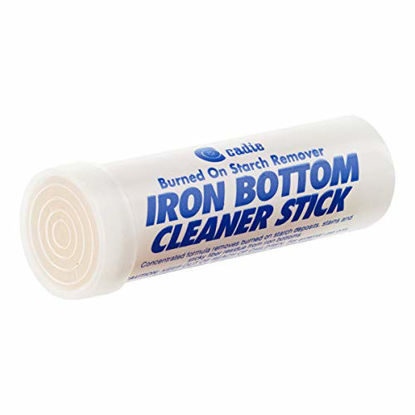 Picture of Steam Iron Bottom Cleaner Stick - Removes Build-Up Starch, Melted Fabric, Glue from Hot Iron - Eliminates Sticky Residue On Any Iron Soleplate on the Market - Easy to Use - 1 Pack