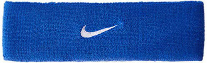 Picture of Nike Dri-Fit Home & Away Headband (One Size Fits Most, Varsity Royal/White)