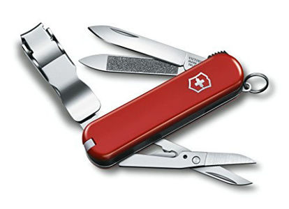 Picture of Victorinox Swiss Army Nail Clip 580 Swiss Army Knife, Red