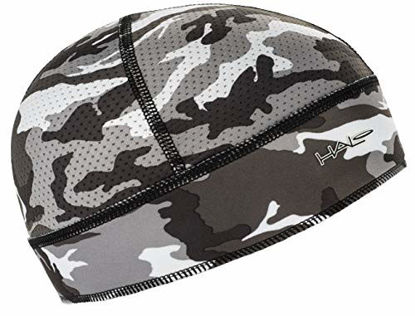 Picture of Halo Headbands Skull Cap - The Ultimate High Performance Skull Cap, Camo Grey, One Size