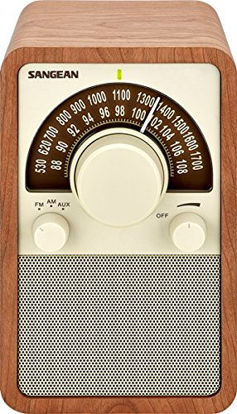 Picture of Sangean WR-15WL AM/FM Table Top Wooden Radio, Walnut