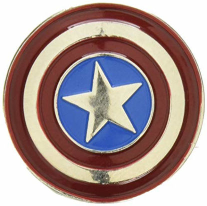 Picture of Marvel Captain America Colored Pewter Lapel Pin