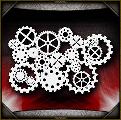 Picture of Gear Background AirSick Airbrush Stencil Template