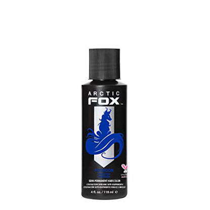 Picture of Arctic Fox Vegan and Cruelty-Free Semi-Permanent Hair Color Dye - Poseidon (Blue) 4 Fl. Ounce / 118 mL