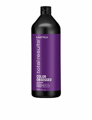 Picture of MATRIX Total Results Color Obsessed Antioxidant Shampoo | Enhances Hair Color & Prevents Fading | For Color Treated Hair | 33.8 Fl. Oz