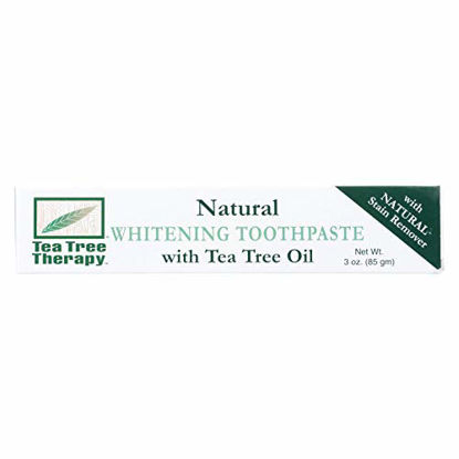 Picture of Tea Tree Therapy Natural Whitening Toothpaste, 3 Ounce (2-Pack)