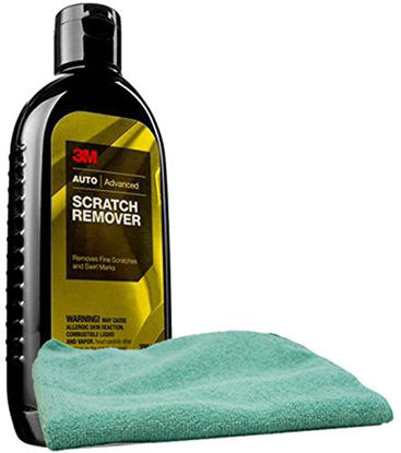 Picture of 3M Scratch Remover (8 oz) Bundle with Microfiber Cloth (2 Items)