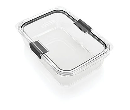 Picture of Rubbermaid Brilliance Food Storage Container, Large, 9.6 Cup, Clear 1991158