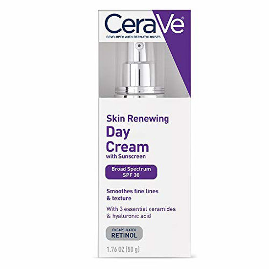 Picture of CeraVe Anti Aging Face Cream with SPF | 1.76 Ounce | Anti Wrinkle Retinol Cream and Face Sunscreen | Fragrance Free