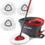 Picture of O-Cedar Easywring Microfiber Spin Mop & Bucket Floor Cleaning System with 3 Extra Refills