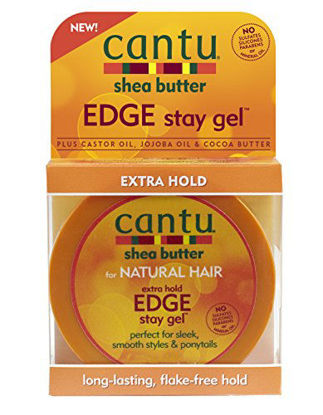 Picture of Cantu Shea Butter Extra Hold Edge Stay Gel 2.25 Ounce (66ml)