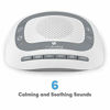 Picture of White Noise Machine for Babies | 6 Soothing Lullabies for Newborns, Sound Therapy for Travel, Relaxing, Kids, Newborns, Toddlers | Baby Songs, Adjustable Volume, Auto-off Timer | MyBaby SoundSpa
