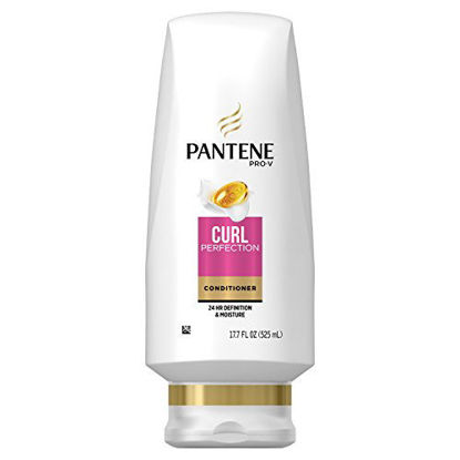 Picture of Pantene Pro-v Curl Perfection Conditioner for Curly Hair, 17.7 Fl Oz, 1.58 Pound
