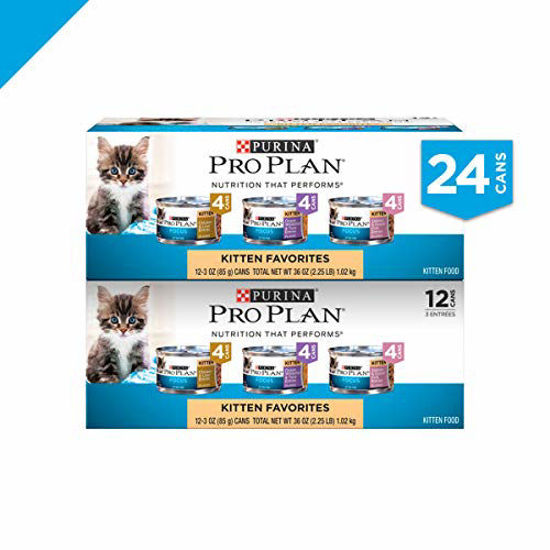 GetUSCart Purina Pro Plan Wet Kitten Food Variety Pack, FOCUS Kitten