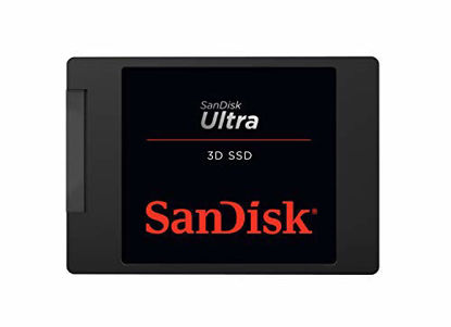 Picture of SanDisk - SDSSDH3-1T00-G25 Ultra 3D NAND 1TB Internal SSD - SATA III 6 Gb/s, 2.5"/7mm, Up to 560 MB/s - SDSSDH3-1T00-G25 Black