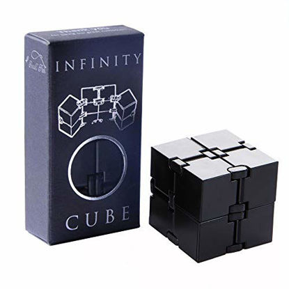 Picture of Infinity Cube Fidget Toy, Sensory Tool EDC Fidgeting Game for Kids and Adults, Cool Mini Gadget Best for Stress and Anxiety Relief and Kill Time, Unique Idea that is Light on the Fingers and Hands