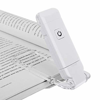 Picture of DEWENWILS USB Rechargeable Book Reading Light, 2 Brightness Levels, LED Clip on Book Light for Reading in Bed, Eye Care Book Lamp for Kids, Bookworms