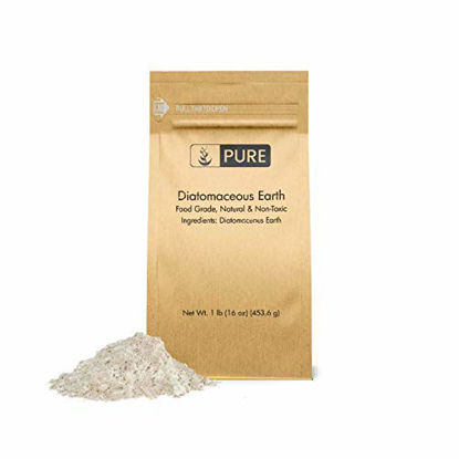 Picture of PURE Diatomaceous Earth (1 lb.), Pharma Grade, Hundreds of Uses for Health and Cleaning for You, Your Pets, and Your Home
