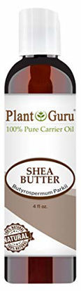 Picture of African Shea Butter Oil 4 oz. 100% Pure Natural Skin, Body And Hair Moisturizer. DIY Butters, Lotion, Cream, lip Balm & Soap Making Supplies, Eczema & Psoriasis Aid, Stretch Mark Product