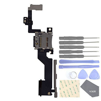 Picture of VEKIR Power Button and Volume Key Flex Cable with SD Card Reader for HTC One M9+ Plus