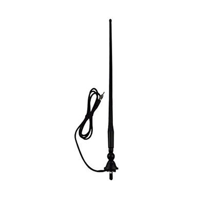 Picture of Herdio Waterproof Marine Radio Antenna Rubber Duck Dipole Flexible Mast FM AM Antenna for Boat Car ATV UTV RZR SPA-Black