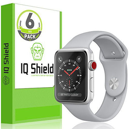 Picture of IQ Shield Screen Protector Compatible with Apple Watch 38mm (Apple Watch Series 3, 2, 1)(6-Pack)(Ultimate) Anti-Bubble Clear Film