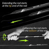 Picture of Goture Telescopic Tenkara Fishing Rod Collapsible Crappie Rods 1 Piece Portable Hand Fishing Poles Carbon Fiber Telescoping Stream Ultralight Inshore Carp Bamboo Pole Bass Trout 12 15 18 20 21 24Ft