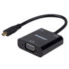 Picture of Anbear Micro HDMI to VGA(Male to Female) Video Converter Adapter Gold Plated 1080p with 3.5mm Audio