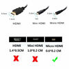 Picture of Anbear Micro HDMI to VGA(Male to Female) Video Converter Adapter Gold Plated 1080p with 3.5mm Audio