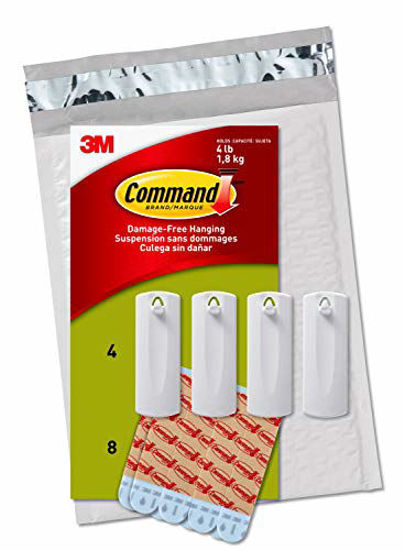 Picture of Command Sawtooth Frame Hanger, 4 lb Capacity, Indoor Use, 4 Hangers