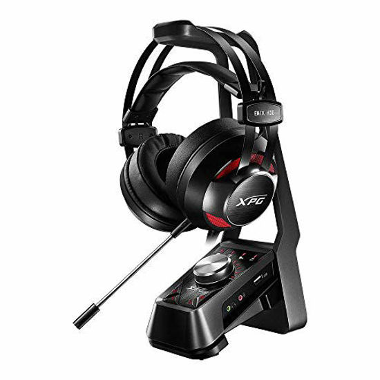 Picture of XPG EMIX H30 Wired Headset and SOLOX F30 Amplifier Gaming Audio Set Bundle (SOLOX F30+EMIX H30)