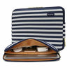 Picture of Kayond Canvas Water-Resistant 13 inch Laptop Sleeve -13 inch 13.3 inch Laptop case,12.9 inch Tablet Case Compatible MacBook(13-13.3 inches, Breton Stripe)