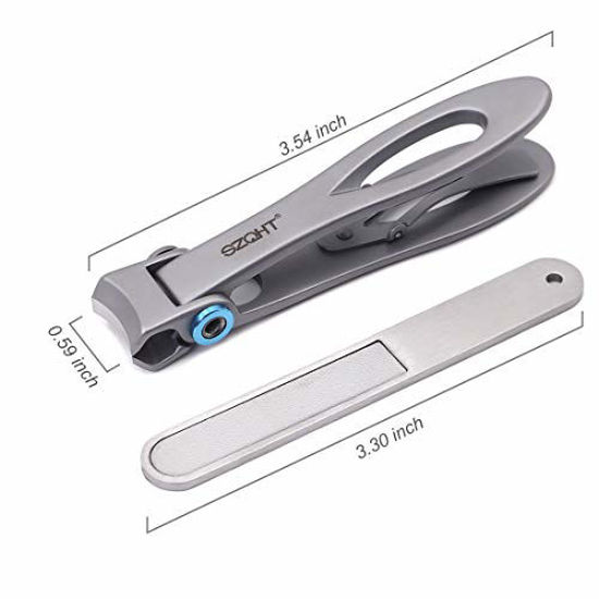 GetUSCart SZQHT 15mm Wide Jaw Opening Nail Clippers for Thick Nails